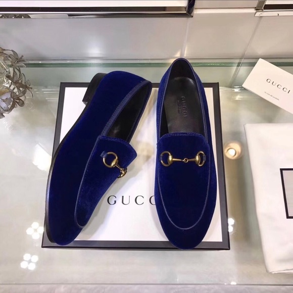 blue gucci dress shoes